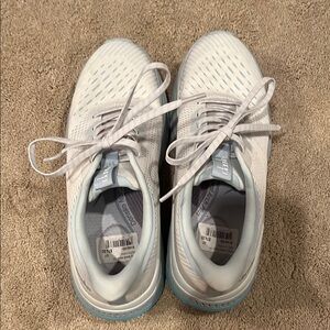 Dansko White and Blue Athletic Sneakers